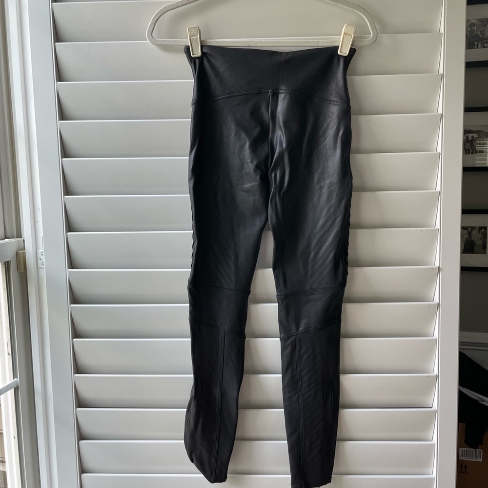 Spanx Leather Moto Legging